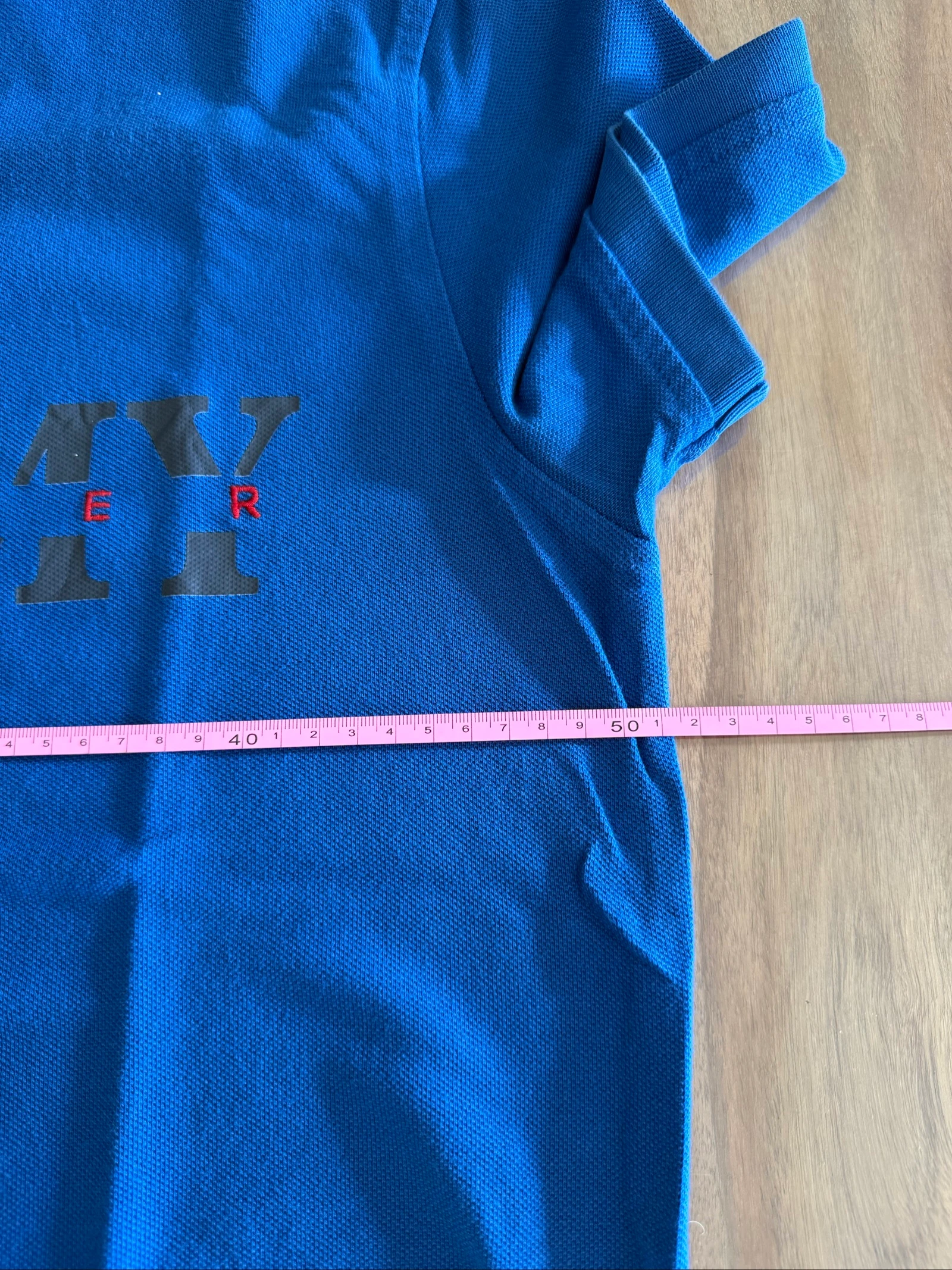 Polo Tommy Hilfiger Hombre M Custom Fit – Azul – Gran Logo – Vintage – Muy buen estado – photo 10